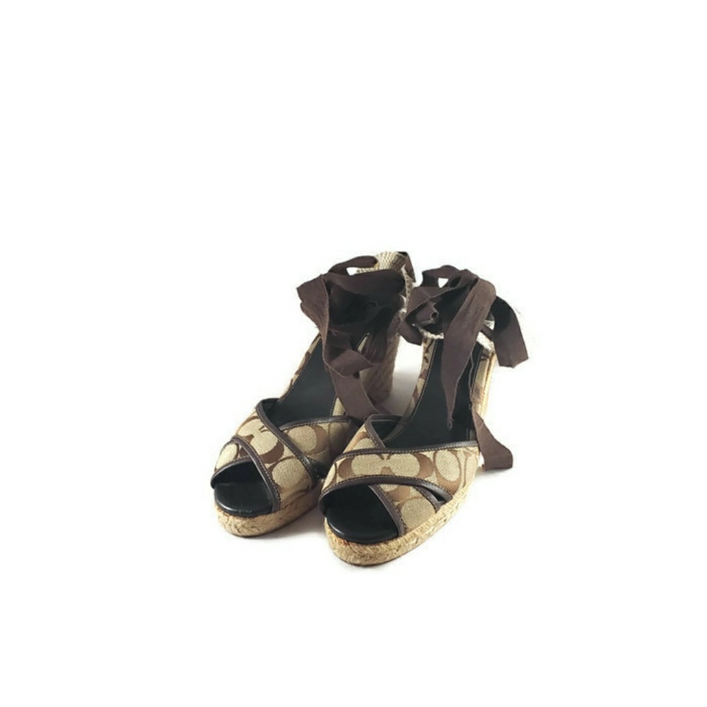 Coach Wedge Espadrilles